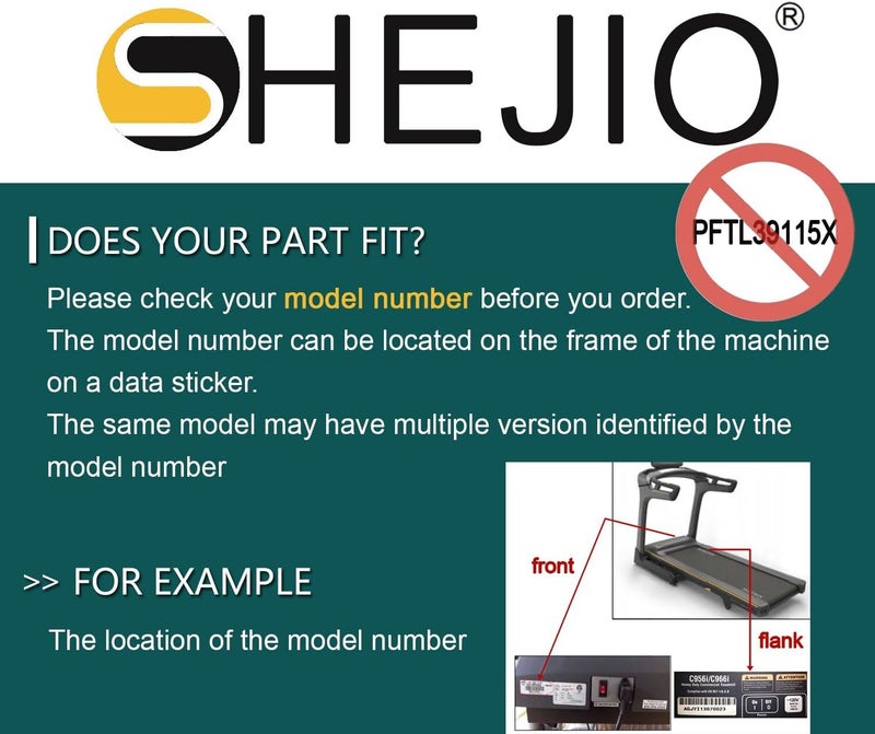 SHEJIO Treadmill (Running Belt) Walking Belt Compatible with Proform Various Treadmills - Image 2